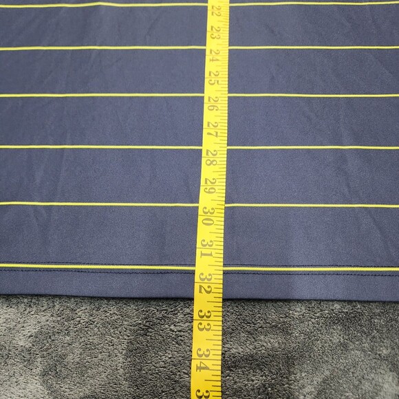 St. Andrews of Scotland Polo Shirt Men's Blue Striped Golf Size 2XL - Picture 7 of 10